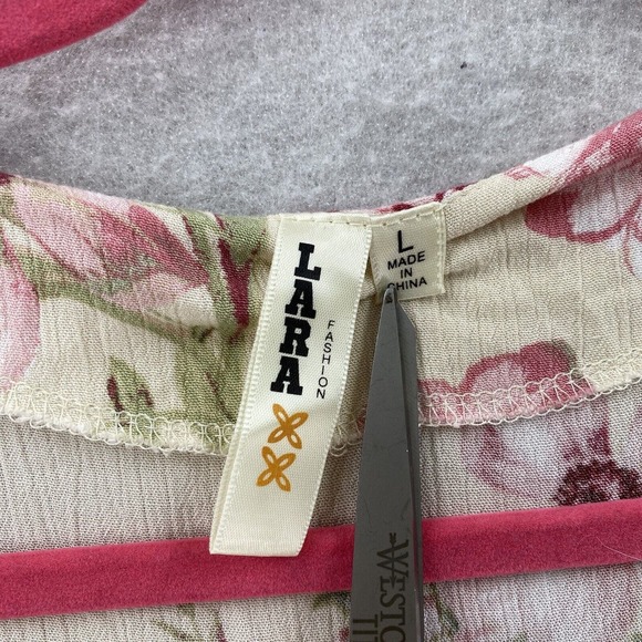 Lara Prairie Dress Women Large Cottegecore Floral Midi Button Rayon Southwestern - Picture 7 of 14